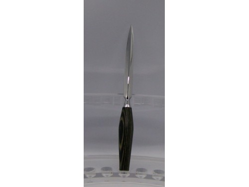 Letter opener black stained ash